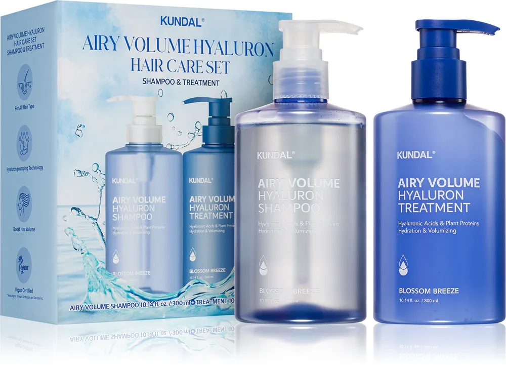 KUNDAL Airy Volume Hyaluron Set - Подарочный набор для волос