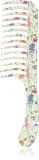 Расчёска для волос Denman Floral Fantasies D28 Wide Tooth Detangler Comb с широкими зубьями, для всех типов волос, 1 шт — фото 1