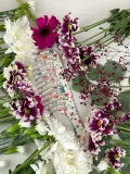 Расчёска для волос Denman Floral Fantasies D28 Wide Tooth Detangler Comb с широкими зубьями, для всех типов волос, 1 шт — фото 3