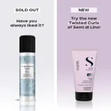 Alfaparf Milano Semi di Lino Style&Care Twisted curls - Укрепляющий крем для стайлинга, выделяющий волны, 150 мл — фото 2