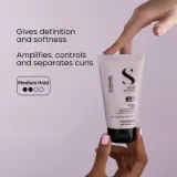 Alfaparf Milano Semi di Lino Style&Care Twisted curls - Укрепляющий крем для стайлинга, выделяющий волны, 150 мл — фото 4
