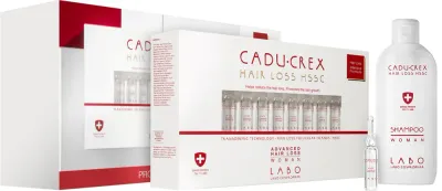 CADU-CREX Hair Loss HSSC Serious Hair Loss - Сыворотка для волос для женщин против сильного выпадения волос удобная упаковка wygodne opakowanie, 1 шт