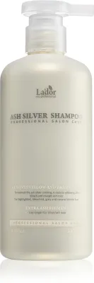 La'dor Ash Silver Shampoo - Шампунь интенсивно увлажняющий, нейтрализующий желтоватые оттенки, 300 мл