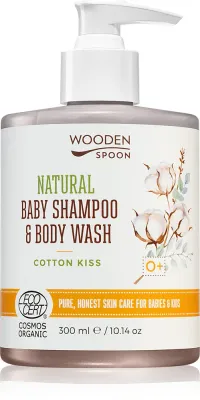 WoodenSpoon Natural - Шампунь и гель для душа для детей 2 в 1, 300 мл