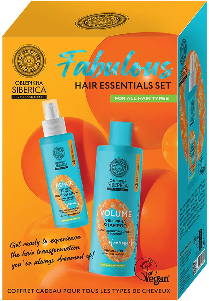 Natura Siberica Oblepikha Siberica Fabulous Hair Essentials Set - подарочный набор для волос