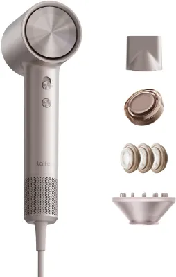 Фен для волос Laifen Swift 4 Polished Platinum с ионизацией и магнитными насадками, 1 шт