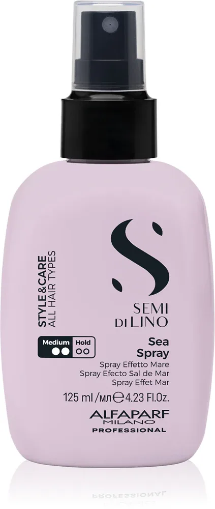 Alfaparf Milano Semi di Lino Style&Care Sea spray - Текстурирующий спрей с содержанием соли, 125 мл