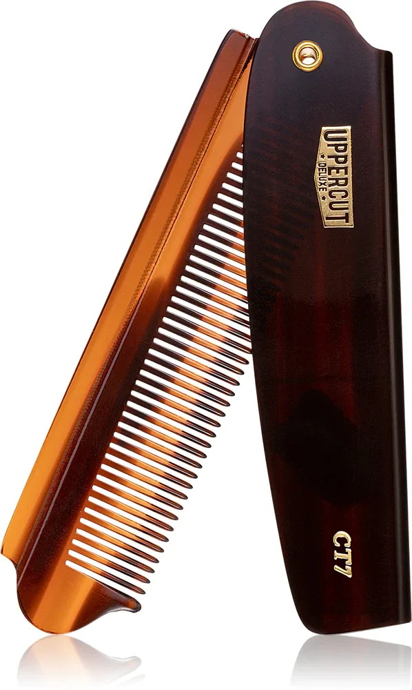 Uppercut Deluxe Flip Comb Tortoise CT7 - Расческа для волос, 1 шт