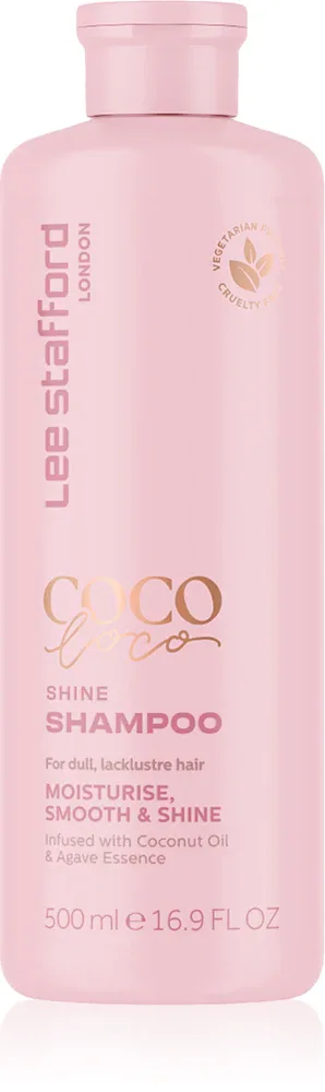 Lee Stafford CoCo LoCo Agave - Шампунь для ежедневного мытья волос для придания блеска и мягкости волос, 500 мл