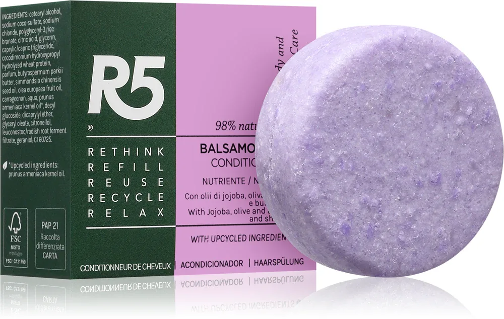 R5 Solid Conditioner - в контексте того, что это кондиционер для волос: кондиционер для волос в форме кубика, 70 г