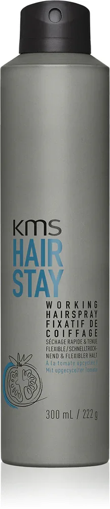 KMS Hair Stay Working Hairspray - Лак для волос для поврежденных частым сушением