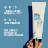 KMS Moist Repair Cleansing Conditioner - в контексте того, что это кондиционер для волос: увлажняющий очищающий бальзам, 275 мл — фото 4