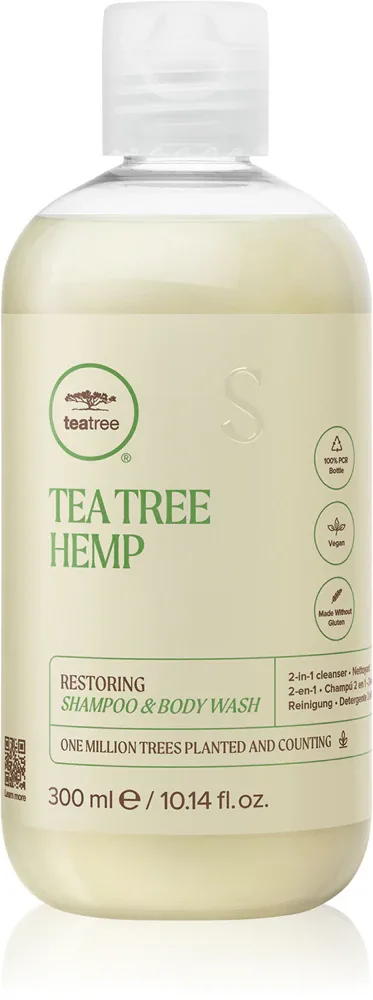 Paul Mitchell Tea Tree Hemp Restoring Shampoo & Body Wash - шампунь и гель для душа с увлажняющим действием, 300 мл