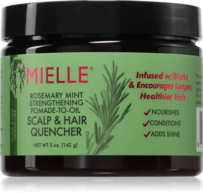 Mielle Rosemary Mint Pomade-to-Oil Scalp & Hair Quencher - бальзам для волос, 142 г
