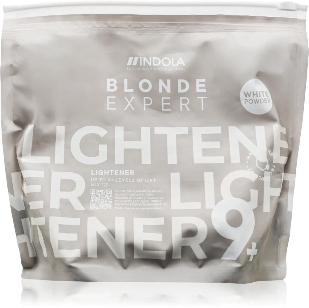 Осветляющая пудра для волос Indola Blond Expert Lightener профессиональная, для окрашенных волос, 450 г White