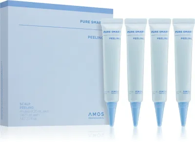 AMOS PROFESSIONAL Pure Smart Peeling - Шампунь против перхоти для кожи головы, 4 мл