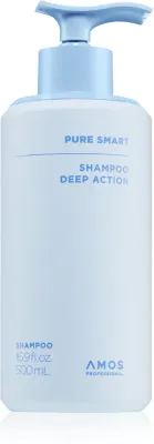 AMOS PROFESSIONAL Pure Smart Shampoo Deep Action - Шампунь глубокого очищения против перхоти, 500 мл