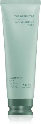 AMOS PROFESSIONAL The Green Tea Moisturizing Pack - Увлажняющий бальзам против выпадения волос, 250 мл