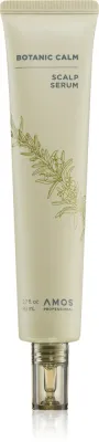 AMOS PROFESSIONAL Botanic Calm Scalp Serum - Укрепляющая и регенерирующая сыворотка против выпадения волос, 80 мл