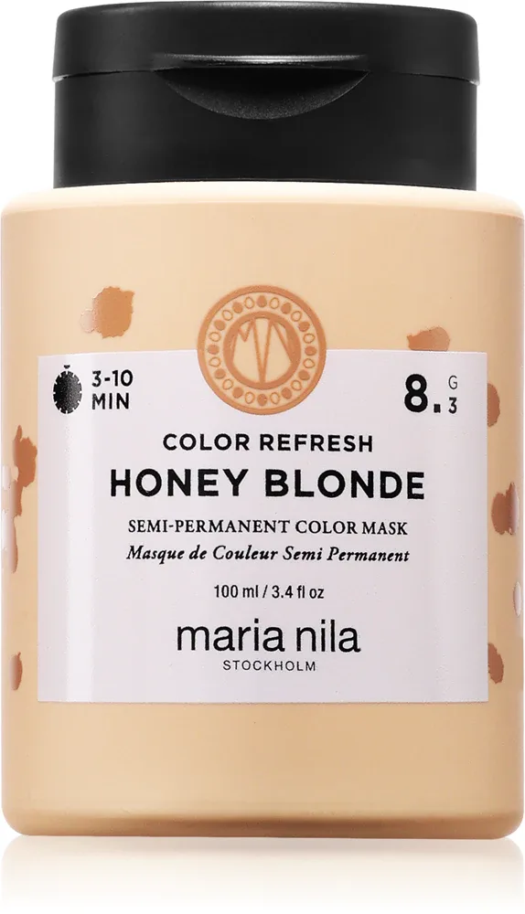 Maria Nila Colour Refresh - Окрашивающая маска Honey Blonde 8.3, 100 мл