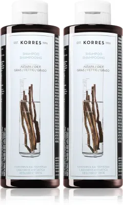 Korres Liquorice and Urtica - Шампунь для жирных волос удобная упаковка, 2 мл