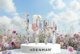 Расчёска для волос Denman Floral Fantasies D3 Original Styler Curl Definer с пластиковой ручкой, 1 шт — фото 3