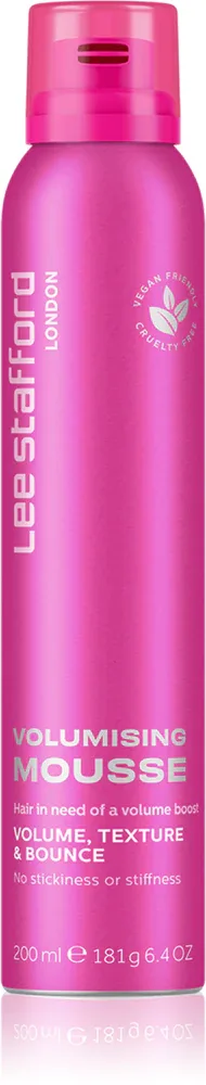 Lee Stafford Styling Volumising Mousse - Пена для волос для объема, 200 мл