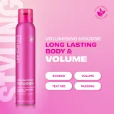 Lee Stafford Styling Volumising Mousse - Пена для волос для объема, 200 мл — фото 3