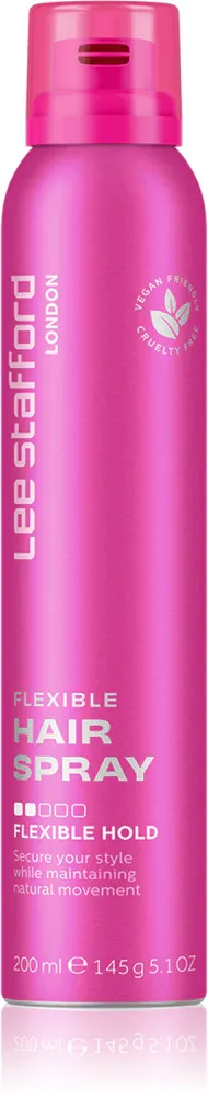 Лак для волос Lee Stafford Styling Hair Spray Flexible Hold Fat n Flexible средней фиксации, 200 мл