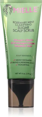 Скраб для кожи головы Mielle Rosemary Mint Clarifying Sugar Scalp Scrub очищающий, с биотином, 170 г