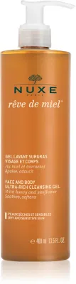 Nuxe Rêve de Miel Face and Body Ultra-Rich Cleansing Gel - гель для душа для сухой и чувствительной кожи, 400 мл