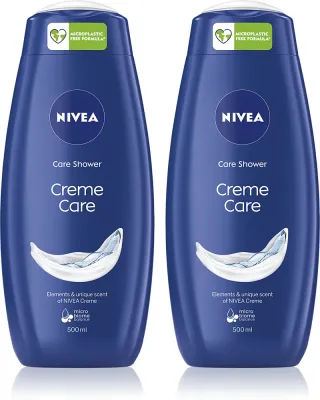 NIVEA Creme Care - Кремовый гель для душа удобная упаковка 2 x 500 мл 2 x 500 мл