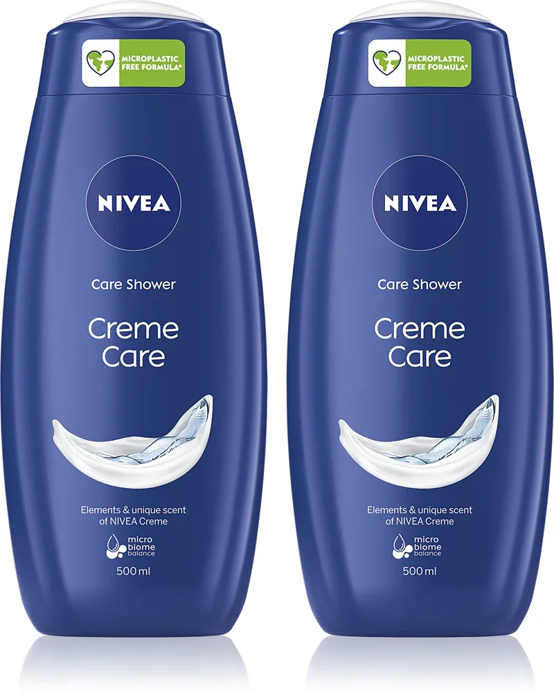 NIVEA Creme Care - Кремовый гель для душа удобная упаковка 2 x 500 мл 2 x 500 мл