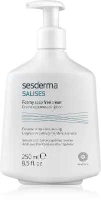 Sesderma Salises Foamy Soap-free Cream - Очищающий гель против прыщей, 250 мл