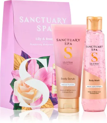 Sanctuary Spa Lily & Rose Pampering Bodycare - Подарочный набор для тела