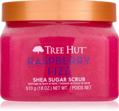Tree Hut Shea Sugar Scrub Raspberry Fizz - Сахарный пилинг с маслом ши, 510 г