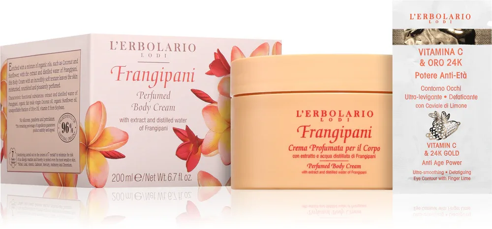 L'ERBOLARIO Frangipani - крем для тела, 200 мл
