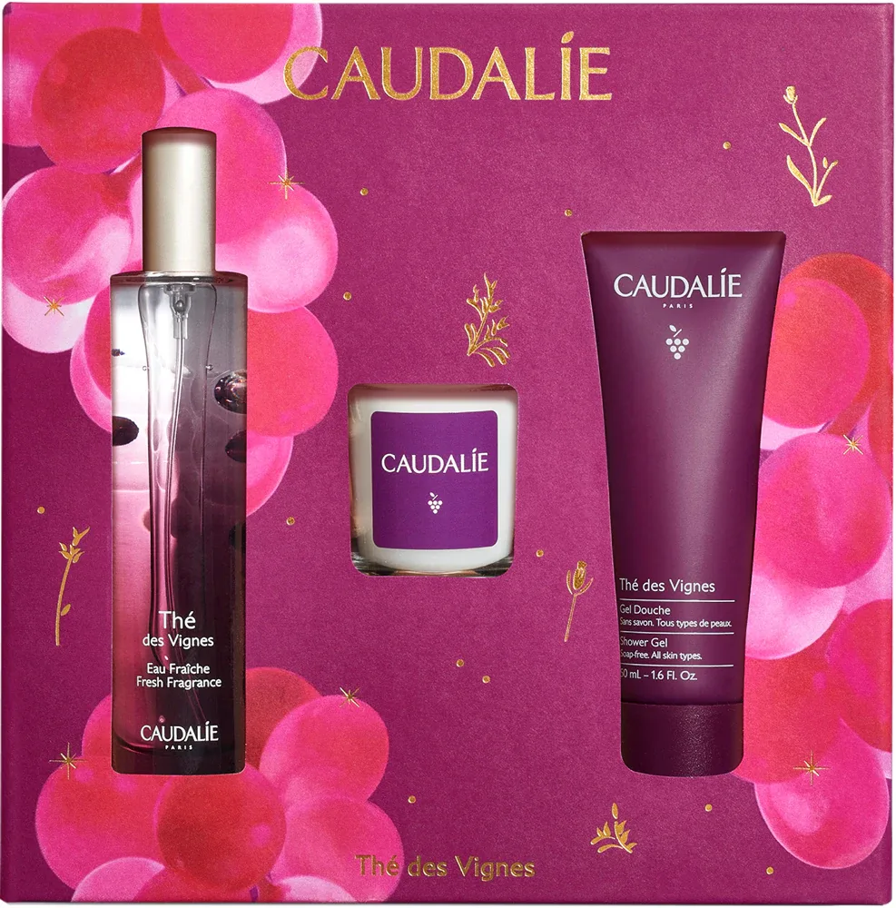 Caudalie Thé Des Vignes Fresh Fragrance Gift Set - Праздничный подарочный набор