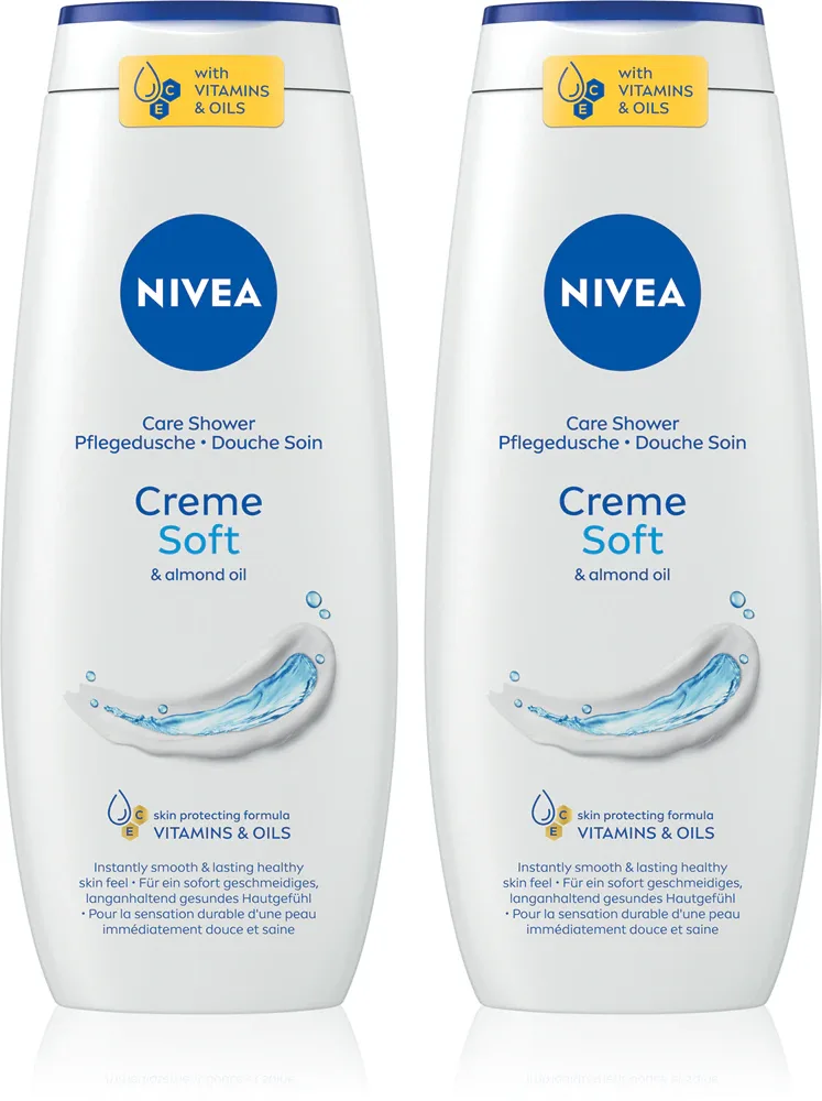 NIVEA Creme Soft - В контексте того, что это гель для душа: уходовый гель для душа удобная упаковка 2 x 500 мл 2 x 500 мл