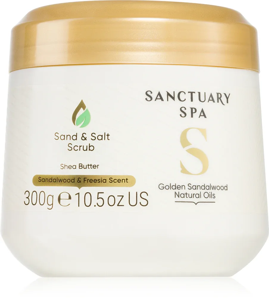 Sanctuary Spa Golden Sandalwood - Соляной пилинг для тела, 300 г
