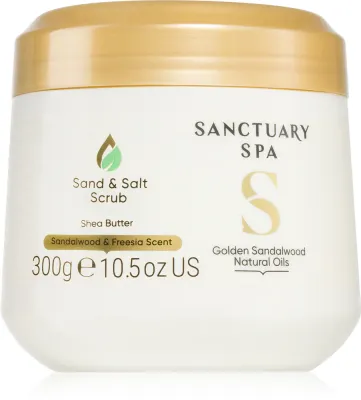 Sanctuary Spa Golden Sandalwood - Соляной пилинг для тела, 300 г