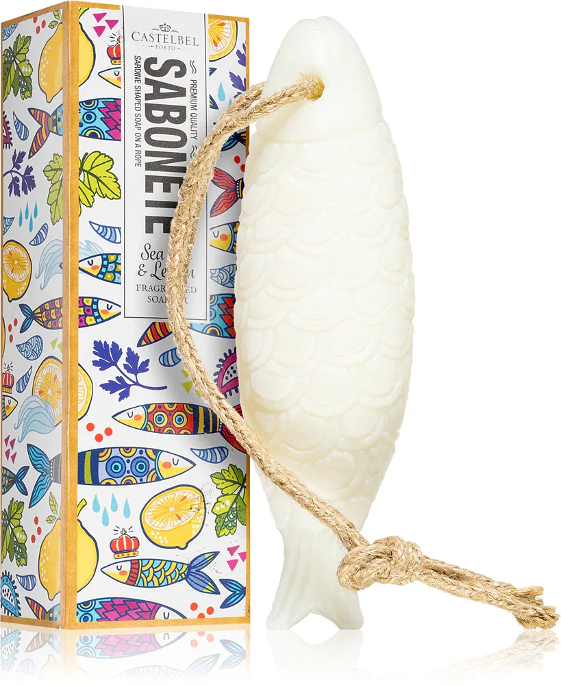 Castelbel Sardine Sea Salt & Lemon - Мыло в куске, 80 г