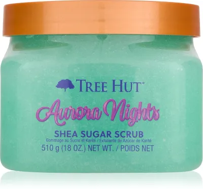 Tree Hut Shea Sugar Scrub Aurora Nights - Сахарный пилинг с маслом ши, 510 г