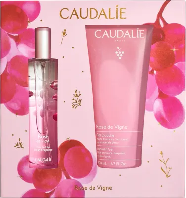 Caudalie Rose de Vigne Fresh Fragrance Gift Set - Праздничный набор подарочный питательный и увлажняющий