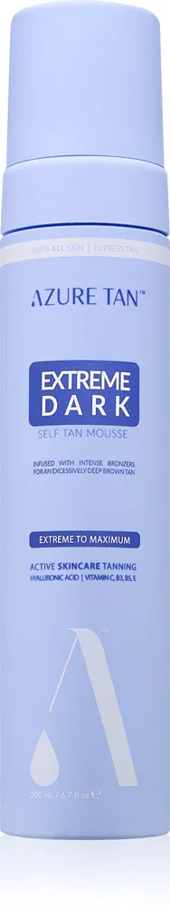 Azure Tan Extreme Dark - Автозагар: самозагарный крем Extreme To Maximum, 200 мл