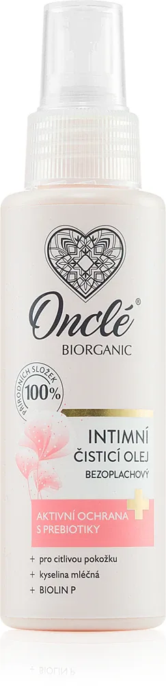 Onclé Biorganic - Очищающее масло для интимной гигиены, 100 мл