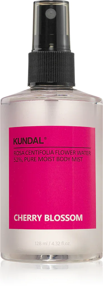 KUNDAL Pure Moist Body Mist Cherry Blossom - Увлажняющий спрей для тела с успокаивающим действием, 128 мл
