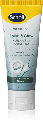Scholl Foot Cream Polish & Glow - Пилинг для ног, 75 мл