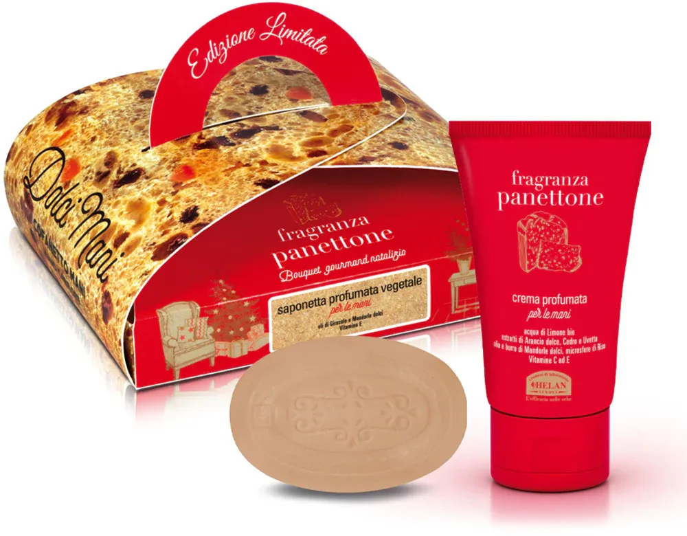 Helan Panettone Hand Care Set - Sweet Hands - Подарочный набор для рук, 1 шт