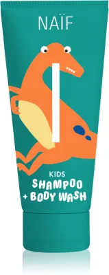 Naif Kids Shampoo + Body Wash - Гель для душа и шампунь для детей, 250 мл